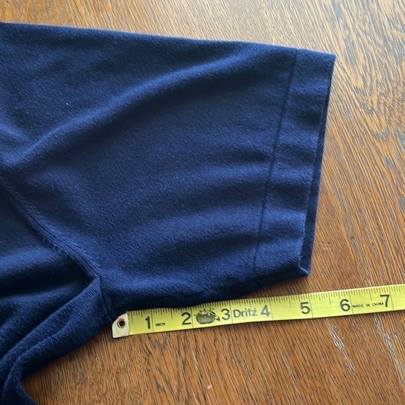 Eddie Bauer 100% Pima Cotton Men’s Polo size  XL Tall Navy Blue - Picture 9 of 13